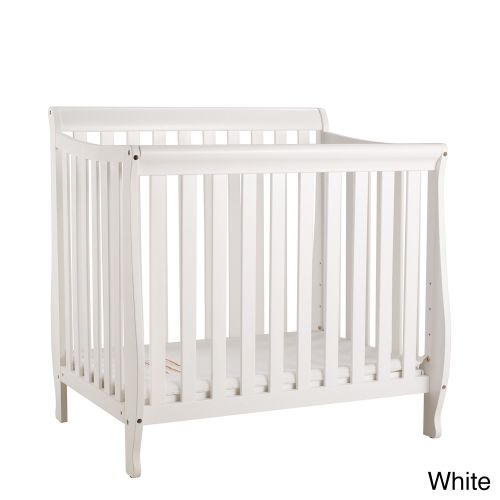  Mikaila Loren Pinewood Mini Crib With Mattress Pad by Mikala