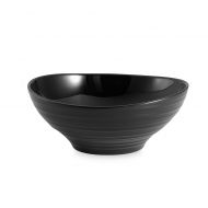 Mikasa Swirl Cereal Bowl in Black