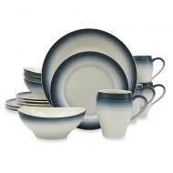 Mikasa Swirl Ombre 16-Piece Dinnerware Set in Blue