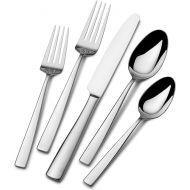 Mikasa Everett 101-Piece 18/10 Stainless Steel Flatware Set, 101pc