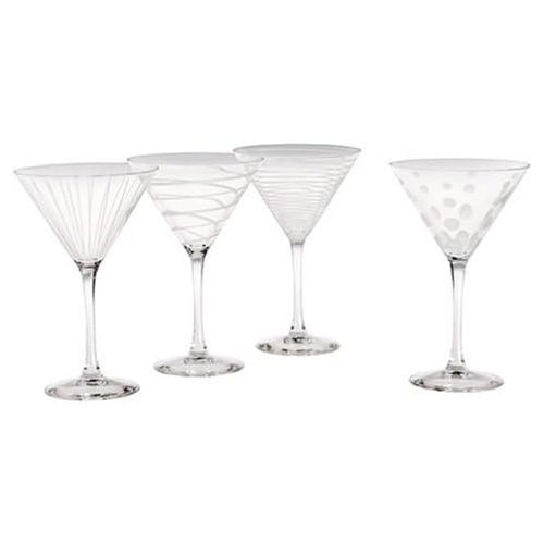 [아마존핫딜][아마존 핫딜] Mikasa Cheers Martini Glass, 10-Ounce, Set of 4 - SW910-417