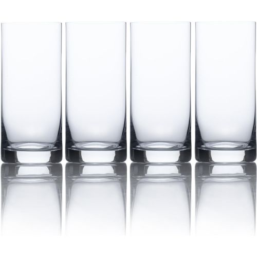  [아마존베스트]Mikasa Laura Double Old Fashioned, 13.5-Ounce, Set of 4, Old Fashioned Glass