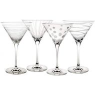 [아마존베스트]Mikasa Cheers Martini Glass, 10-Ounce, Set of 4, 4 PC, multi/none