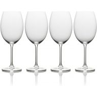 [아마존베스트]Mikasa Julie Bordeaux Wine Glass, 21.5-Ounce, Set of 4