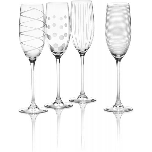  [아마존베스트]Mikasa Cheers Champagne Flutes, Set of 4