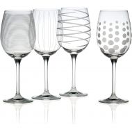 [아마존베스트]Mikasa Cheers White Wine Glasses, Clear, Set of 4 - SW910-403