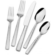 Mikasa 5204881 Oliver 65-Piece 1810 Stainless Steel Flatware Set with Serveware, Service for 12