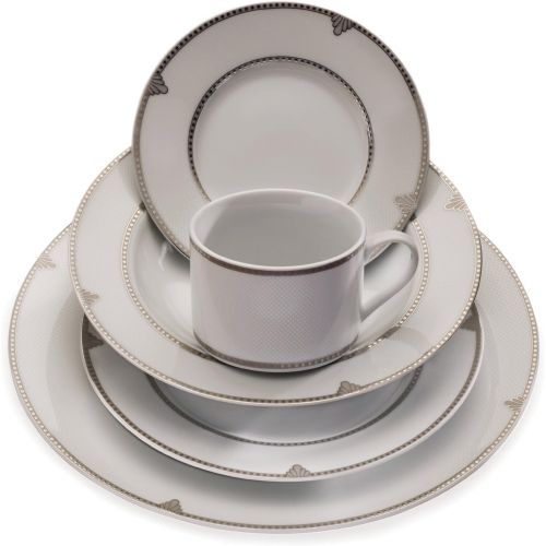  Mikasa Love Story 40-Piece Dinnerware Set, Service for 8