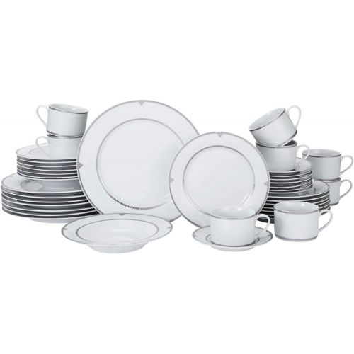  Mikasa Love Story 40-Piece Dinnerware Set, Service for 8