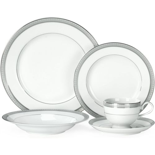  Mikasa Love Story 40-Piece Dinnerware Set, Service for 8