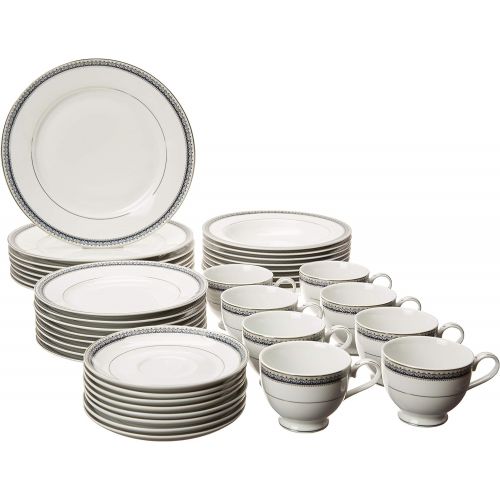  Mikasa Love Story 40-Piece Dinnerware Set, Service for 8