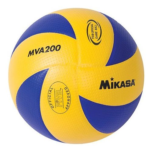  Mikasa MVA200 Original Olympic Official FIVB Game Ball Indoor Volleyball, BlueYellow