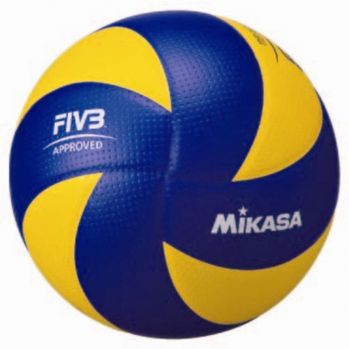  Mikasa MVA200 Original Olympic Official FIVB Game Ball Indoor Volleyball, BlueYellow