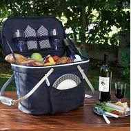 Mikash Collapsible Insulated Picnic Basket Set for 2 | Model PCNCST - 2 |