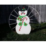 MikesYardDisplays Snowman,Christmas Decor, Outdoor Wood yard art Lawn Decoration