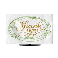 Miki Da Indoor TV CoverVector Illustration of a Nature Frame with Text Thank You 47/48