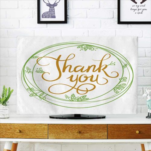  Miki Da Indoor TV CoverVector Illustration of a Nature Frame with Text Thank You 4748