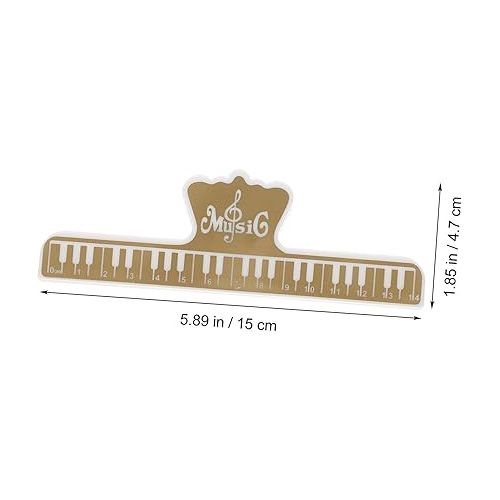  5pcs Sheet Music Folder The Gift Keyboards Gifts Music Book Stand Musicians Gift Music Keyboard Score Holder Music Score Clip Music Clip Piano Instrument Supplies Abs