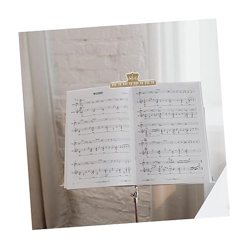  5pcs Sheet Music Folder The Gift Keyboards Gifts Music Book Stand Musicians Gift Music Keyboard Score Holder Music Score Clip Music Clip Piano Instrument Supplies Abs