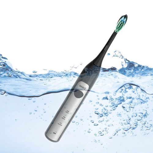  Mikiz Electric Toothbrush Sonic Rechargeable Toothbrushes Clean Tooth for Kids and Adults, Smart Timer 3 Modes...