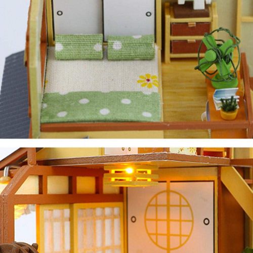  Mikolot mikolot 3D Puzzles Wooden Handmade Miniature Dollhouse DIY Kit Romantic Villa Series Dollhouses Accessories Best Valentine Gift for Women and Girls (Mermaid Tribe)