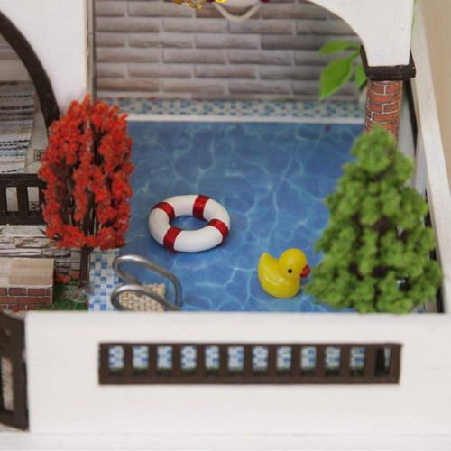  Mikolot mikolot 3D Puzzles Wooden Handmade Miniature Dollhouse DIY Kit Romantic Villa Series Dollhouses Accessories Best Valentine Gift for Women and Girls (Mermaid Tribe)