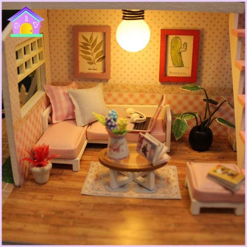  Mikolot mikolot 3D Puzzles Wooden Handmade Miniature Dollhouse DIY Kit Romantic Villa Series Dollhouses Accessories Best Valentine Gift for Women and Girls (Mermaid Tribe)