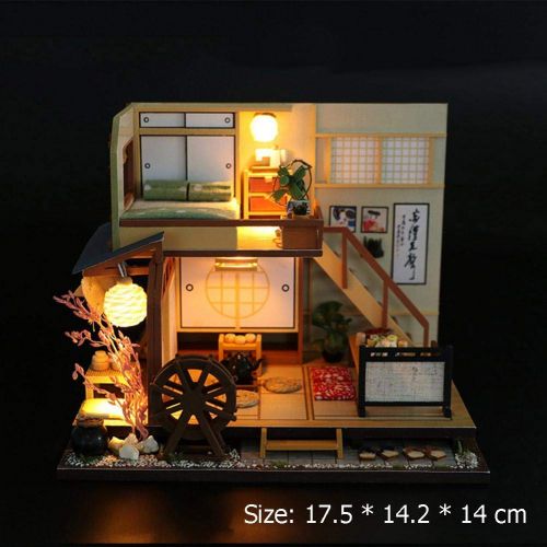  Mikolot mikolot 3D Puzzles Wooden Handmade Miniature Dollhouse DIY Kit Romantic Villa Series Dollhouses Accessories Best Valentine Gift for Women and Girls (Mermaid Tribe)