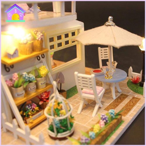  Mikolot mikolot 3D Puzzles Wooden Handmade Miniature Dollhouse DIY Kit Romantic Villa Series Dollhouses Accessories Best Valentine Gift for Women and Girls (Mermaid Tribe)