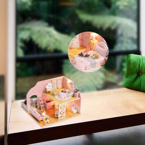  Mikolot mikolot 3D Puzzles Wooden Handmade Miniature Dollhouse DIY Kit Romantic Villa Series Dollhouses Accessories Best Valentine Gift for Women and Girls (Mermaid Tribe)