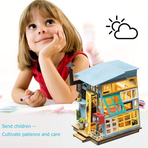  Mikolot mikolot 3D Puzzles Wooden Handmade Miniature Dollhouse DIY Kit Romantic Villa Series Dollhouses Accessories Best Valentine Gift for Women and Girls (Mermaid Tribe)