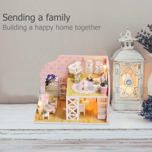  Mikolot mikolot 3D Puzzles Wooden Handmade Miniature Dollhouse DIY Kit Romantic Villa Series Dollhouses Accessories Best Valentine Gift for Women and Girls (Mermaid Tribe)