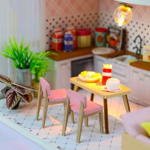  Mikolot mikolot 3D Puzzles Wooden Handmade Miniature Dollhouse DIY Kit Romantic Villa Series Dollhouses Accessories Best Valentine Gift for Women and Girls (Mermaid Tribe)