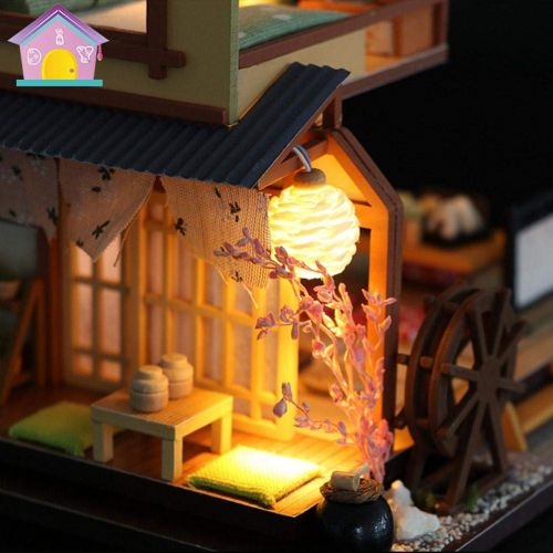  Mikolot mikolot 3D Puzzles Wooden Handmade Miniature Dollhouse DIY Kit Romantic Villa Series Dollhouses Accessories Best Valentine Gift for Women and Girls (Mermaid Tribe)