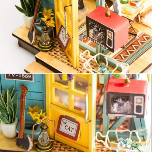  Mikolot mikolot 3D Puzzles Wooden Handmade Miniature Dollhouse DIY Kit Romantic Villa Series Dollhouses Accessories Best Valentine Gift for Women and Girls (Mermaid Tribe)