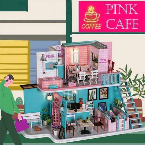  Mikolot mikolot 3D Puzzles Wooden Handmade Miniature Dollhouse DIY Kit Romantic Villa Series Dollhouses Accessories Best Valentine Gift for Women and Girls (Mermaid Tribe)