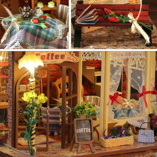  Mikolot mikolot 3D Puzzles Wooden Handmade Miniature Dollhouse DIY Kit Romantic Villa Series Dollhouses Accessories Best Valentine Gift for Women and Girls (Mermaid Tribe)