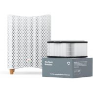 Mila Air Purifier with Basic Breather Filter (H12 HEPA), High-Performance Filter for Smoke, Allergens, Dust, Pollution & Pet Dander, 447 CADR, 1,000 sq ft Coverage, 12”x12”x15”, Wh