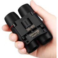 [아마존베스트]Fujunkang 30x60 Mini Small Compact Binoculars for Kids and Adults, Portable Pocket Foldable Binoculars for Waterproof Bird Watching, Mountaineering, Outdoor Hunting, Watching Perfo