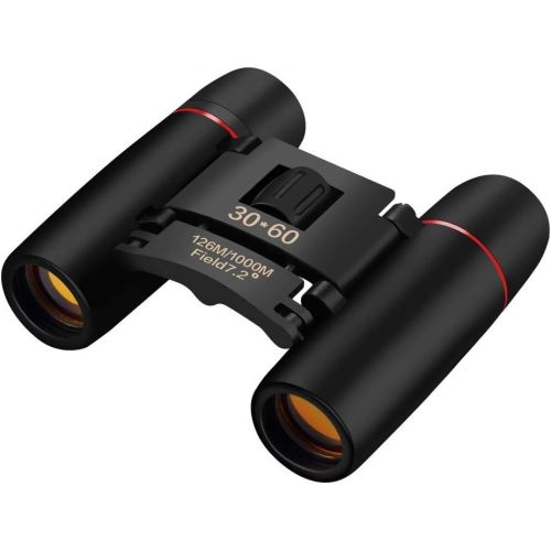  [아마존베스트]Fujunkang 30x60 Mini Small Compact Binoculars for Kids and Adults, Portable Pocket Foldable Binoculars for Waterproof Bird Watching, Mountaineering, Outdoor Hunting, Watching Perfo