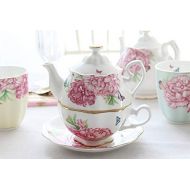 Mildtalk English Afternoon Tea Bone China Teapot Mother Pot One Pot One Cup Set Porcelain Flower Teapot European Style