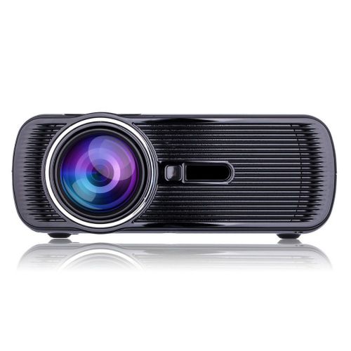  Mileagea Mini LED Projector 800×480Pixels Full HD Home Theater with USB HDMI VGA AV TV Enjoy Vedio Movie Multimedia