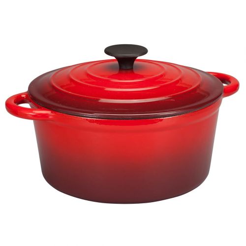  Fox Valley Traders Home Marketplace Enamel Cast Iron Dutch Oven, 4 Qt.