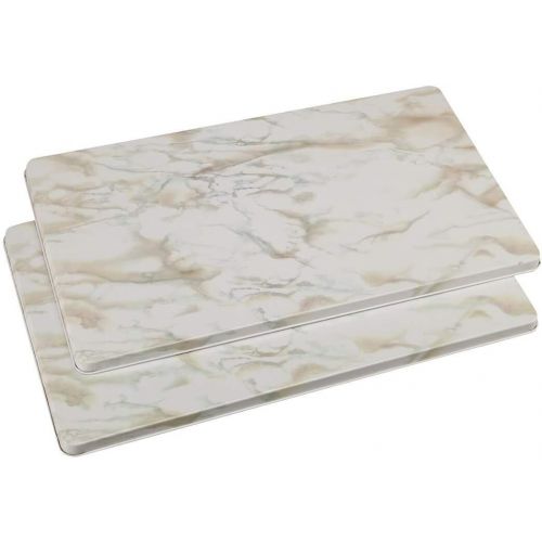  Miles Kimball Marble Burner Covers Set of 2 White, 1x11.75x20.5,
