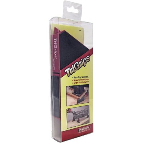  Milescraft 1600 TriGrips - Triangle Bench Cookie Work Grippers, for Woodworking, Painting, Raising and Leveling 4-pack