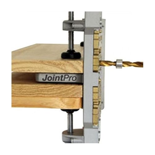  Milescraft 1311 Joint Pro Professional, Self-Clamping All Steel Doweling Jig - Quality - Includes 4 Guide Bushings for 1/4 in., 5/16 in. and 3/8 in. Dowels,Silver