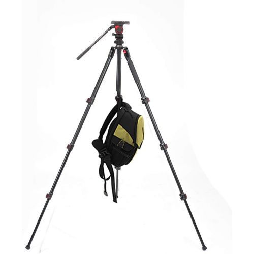  Miliboo miliboo MUFA Professional Aluminum Portable T Camera Video Tripod with Hydraulic Head Tripod Stand