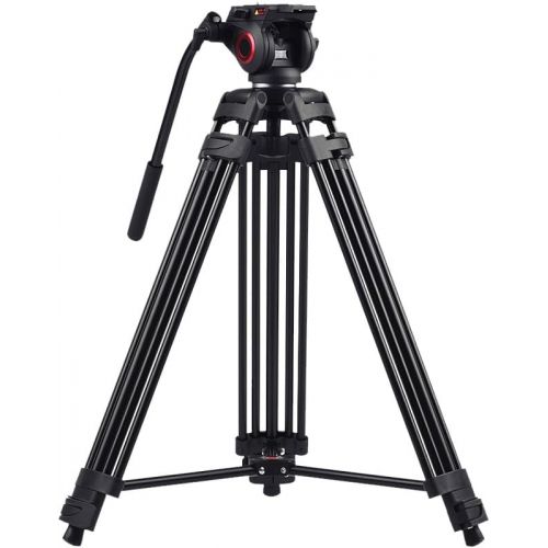  Miliboo miliboo MTT601A Heavy Duty Aluminum Video Tripod with Middle Spreader Design Camera Tripod Stand