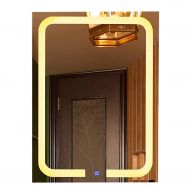 Milisome World Makeup Mirror Wall Mounted Lighted Vanity Mirror, LED Lighted Mirror Beautiful Vanity Mirror with Lights Makeup Mirror is Excellent for Makeup Backlit Mirror for Bathroom