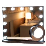 Milisome World Makeup Mirror Makeup Mirror with Light Desktop Large Led Hd Vanity Mirror Fill Light Home Hollywood Style Mirror Kit Bathroom Makeup Table Mirror Dimmable Light Set